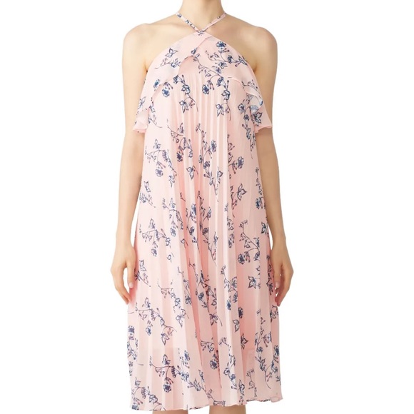 Shoshanna Pink Floral Halter - Picture 3 of 4